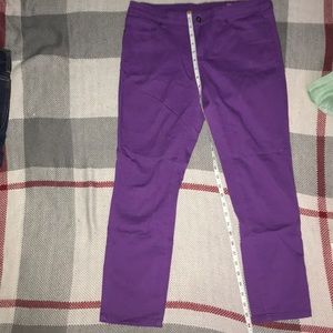 Chor Purple skinny leggings size 9